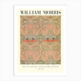 William Morris Peacock And Dragon Art Print