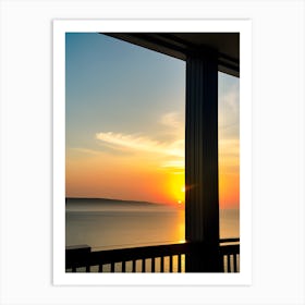 Sunset From A Balcony Art Print