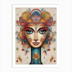 Shamanic Woman Art Print