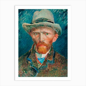 Self Portrait (1887), Vincent Van Gogh 1 Art Print