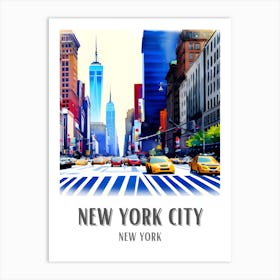 New York City Colorful 4 Art Print