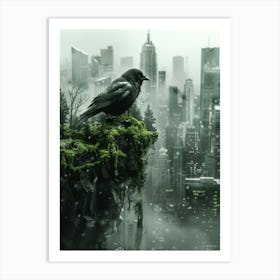 Bird In The City Art Print