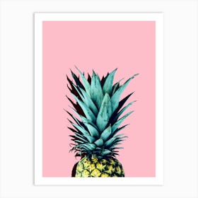 Pineapple collage 2 Art Print