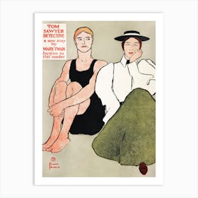 Two Seated Women (1896), Edward Penfield Art Print