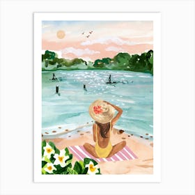 Beachside Dreaming Art Print