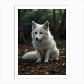 White Fox 3 Art Print