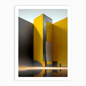 Yellow Building 2 Art Print