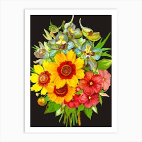 Bouquet Of Flowers 1 Art Print