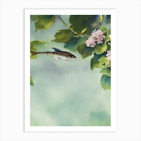 Grunion Storybook Watercolour Art Print