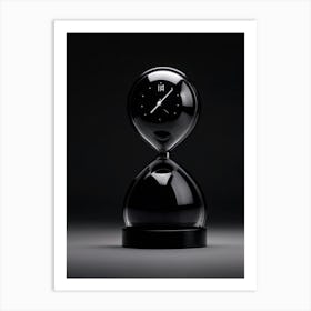 An Isolated Digital Render Of A Sleek Round Business Alarm Clock Its Iconic Pictogram Encased With (3) 2 Art Print