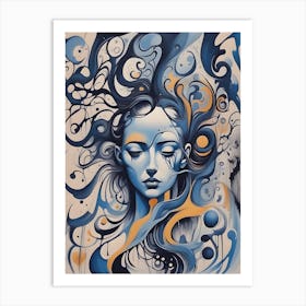 Ethereal Gaze Art Print