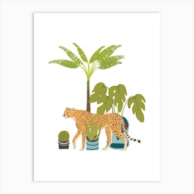 My Urban Jungle Cat 4 Art Print