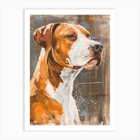 Boerbull Acrylic Painting 4 Art Print