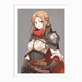 Mercenary Girl Art Print