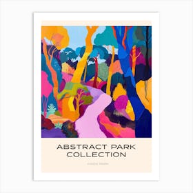 Abstract Park Collection Poster Kings Park Perth Australia 2 Art Print