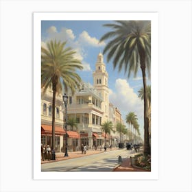 St Lucie Street Art Print