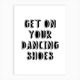 Arctic Monkeys Dancing Shoes Art Print