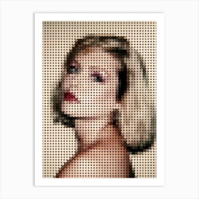 Debbie Harry In Dots Art Print