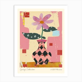 Spring Collection Wild Flower Vase 3 Art Print