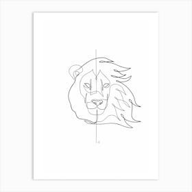 Lion 01 Art Print