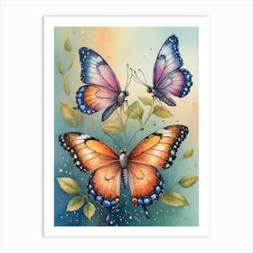 Butterfly Painting Art Print