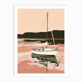 Sailboat On The Water 5 Art Print