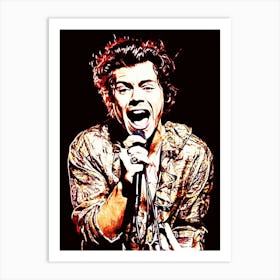 Harry Styles 8 Art Print