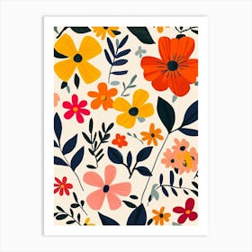 Floral Pattern Art Print