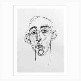 Portrait Of A Man 53 Art Print