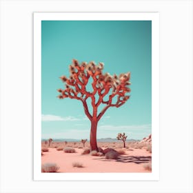 Joshue Tree In Nat Viga Style Art Print
