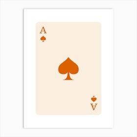 Ace Of Spades 18 Art Print