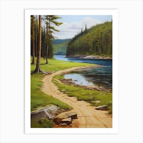 Road To The Lake Art Print