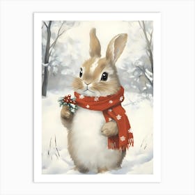 Snow Bunny 5 Art Print