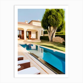 Mediterranean Villa 1 Art Print
