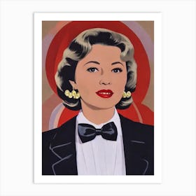 Gloria Grahame Illustration Movies Art Print