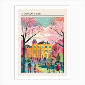 St Stephens Green Dublin 2 Art Print