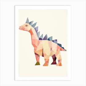 Nursery Dinosaur Art Pachycephalosaurus 3 Art Print