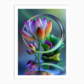 Lotus Flower 140 Art Print