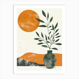 Tree In A Vase Art Print