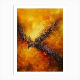 Eagle In Flight 4 Art Print