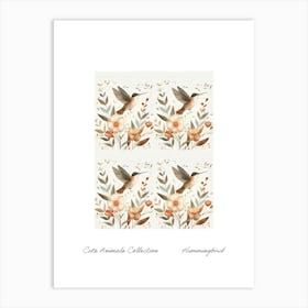 Cute Animals Collection Hummingbird 1 Art Print