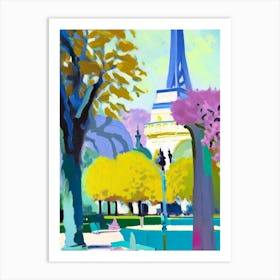 Tuileries Garden, France Abstract Still Life Art Print