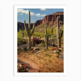 Saguaro Cactus Art Print