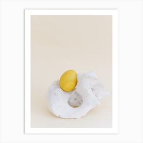 Egg On A Shell Art Print