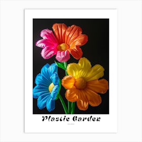 Bright Inflatable Flowers Poster Gaillardia 1 Art Print