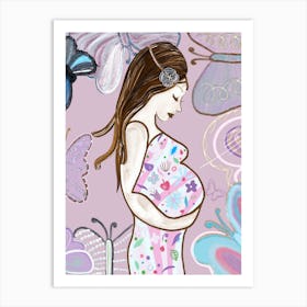 Pregnancy Dream Illustration Art Print