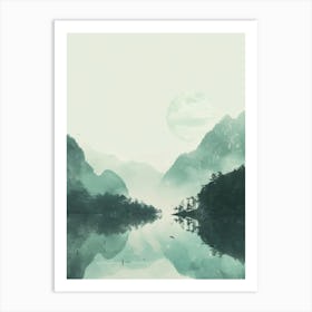 Chinese Landscape 3 Art Print