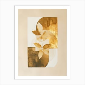 Gold Leaf 10 Art Print