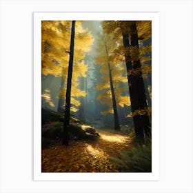 Autumn Forest 69 Art Print