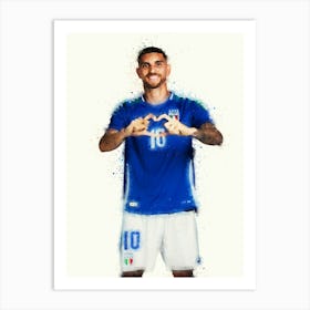 Lorenzo Pellegrini Art Print